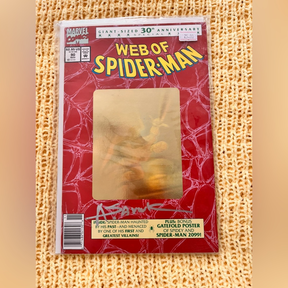 Vintage Web of Spiderman 30th anniversary comic book - #90